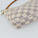 LOUIS VUITTON Damier Azur Pochette Accessoires Pouch N51986 LV Auth 191661A-14