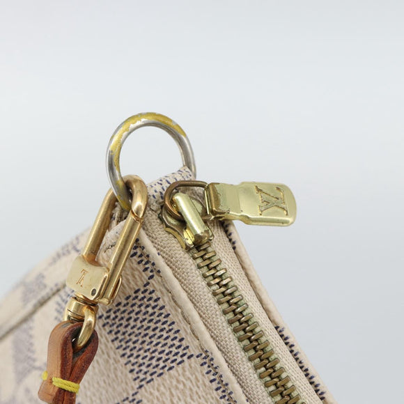 LOUIS VUITTON Damier Azur Pochette Accessoires Pouch N51986 LV Auth 191661A