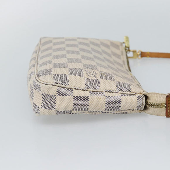 LOUIS VUITTON Damier Azur Pochette Accessoires Pouch N51986 LV Auth 191661A