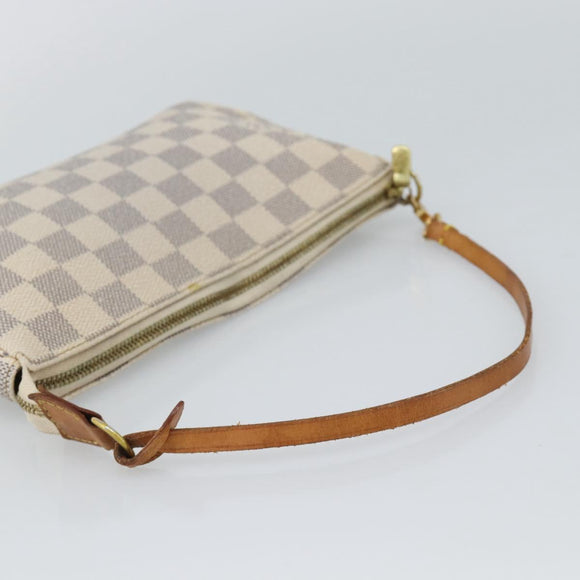 LOUIS VUITTON Damier Azur Pochette Accessoires Pouch N51986 LV Auth 191661A