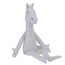 HERMES Plush Doll Pot Yok Cushion Polyester Light Blue Auth 191662M-1