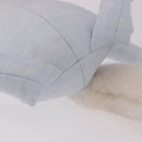 HERMES Plush Doll Pot Yok Cushion Polyester Light Blue Auth 191662M-12