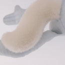 HERMES Plush Doll Pot Yok Cushion Polyester Light Blue Auth 191662M-14
