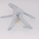 HERMES Plush Doll Pot Yok Cushion Polyester Light Blue Auth 191662M-7