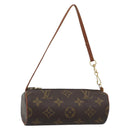 LOUIS VUITTON Monogram Papillon Pouch LV Auth 191669-1