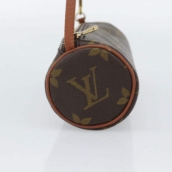 LOUIS VUITTON Monogram Papillon Pouch LV Auth 191669