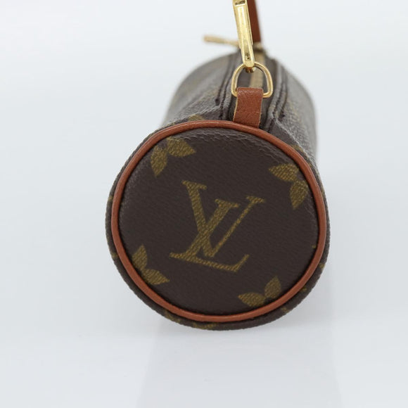 LOUIS VUITTON Monogram Papillon Pouch LV Auth 191669