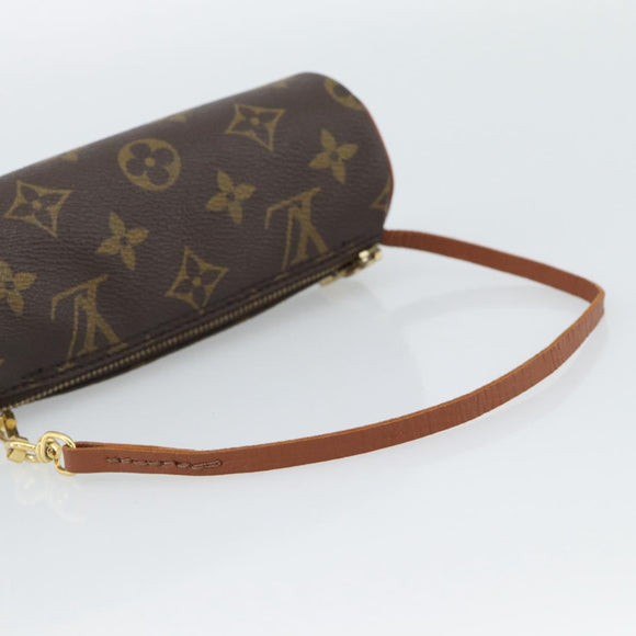 LOUIS VUITTON Monogram Papillon Pouch LV Auth 191669