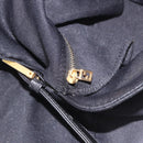 FENDI Mamma Baguette Shoulder Bag Cotton Black Gold Auth 191671-23