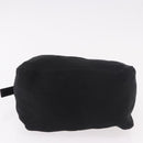 FENDI Mamma Baguette Shoulder Bag Cotton Black Gold Auth 191671-5