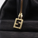 FENDI Zucca Canvas Vanity Hand Bag 2way Brown Gold Auth 191672-14