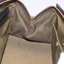 FENDI Zucca Canvas Vanity Hand Bag 2way Brown Gold Auth 191672-18