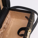 FENDI Zucca Canvas Vanity Hand Bag 2way Brown Gold Auth 191672-22