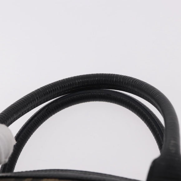 FENDI Zucca Canvas Vanity Hand Bag 2way Brown Gold Auth 191672