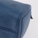 LOUIS VUITTON Epi Speedy 25 Hand Bag Toledo Blue M43015 LV Auth 191673-16