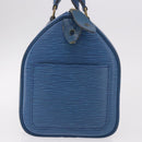 LOUIS VUITTON Epi Speedy 25 Hand Bag Toledo Blue M43015 LV Auth 191673-3