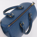 LOUIS VUITTON Epi Speedy 25 Hand Bag Toledo Blue M43015 LV Auth 191673-6