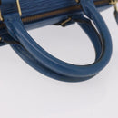 LOUIS VUITTON Epi Speedy 25 Hand Bag Toledo Blue M43015 LV Auth 191673-7