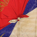 HERMES Carre 90 Scarf ""Souvenirs de Paris"" Silk Blue Beige Auth 191677-6