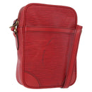 LOUIS VUITTON Epi Danube Shoulder Bag Red M45637 LV Auth 191681-1