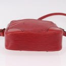 LOUIS VUITTON Epi Danube Shoulder Bag Red M45637 LV Auth 191681-7