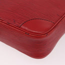 LOUIS VUITTON Epi Danube Shoulder Bag Red M45637 LV Auth 191681-16