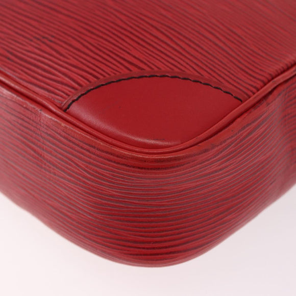 LOUIS VUITTON Epi Danube Shoulder Bag Red M45637 LV Auth 191681