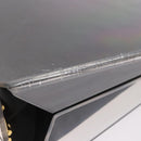 Salvatore Ferragamo Gancini Chain Shoulder Bag Plastic Clear Gold Auth 191682A-14