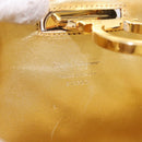 Salvatore Ferragamo Gancini Chain Shoulder Bag Plastic Clear Gold Auth 191682A-16