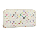 LOUIS VUITTON Monogram Multicolor Zippy Wallet Multicolor M60241 LV Auth 191685-1