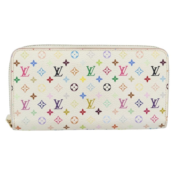 LOUIS VUITTON Monogram Multicolor Zippy Wallet Multicolor M60241 LV Auth 191685