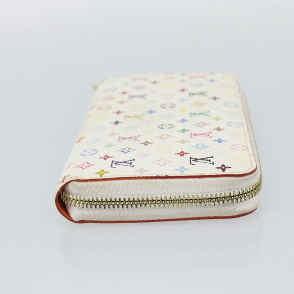 LOUIS VUITTON Monogram Multicolor Zippy Wallet Multicolor M60241 LV Auth 191685