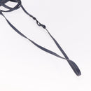 LOEWE Hand Bag Leather 2way Navy Silver Auth 191686M-8