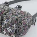 LOUIS VUITTON Monogram Felt Keepall XS Hand Bag Gray Pink M80821 Auth 191687SAM-12