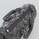 LOUIS VUITTON Monogram Felt Keepall XS Hand Bag Gray Pink M80821 Auth 191687SAM-6