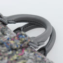 LOUIS VUITTON Monogram Felt Keepall XS Hand Bag Gray Pink M80821 Auth 191687SAM-8