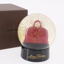 LOUIS VUITTON Alma Snow Globe Glass Red LV Auth 191688-12
