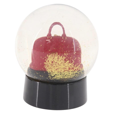 LOUIS VUITTON Alma Snow Globe Glass Red LV Auth 191688 - 0