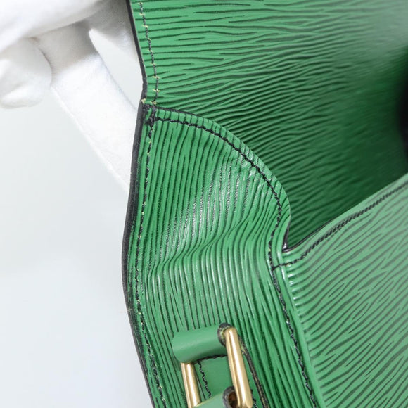 LOUIS VUITTON Epi Saint Cloud GM Shoulder Bag Green M52194 LV Auth 191689