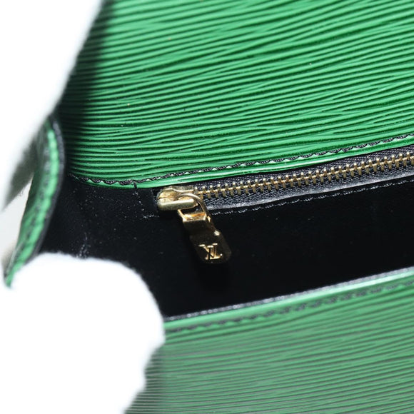 LOUIS VUITTON Epi Saint Cloud GM Shoulder Bag Green M52194 LV Auth 191689