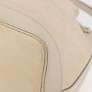 LOUIS VUITTON Epi Petit Noe Shoulder Bag White Yvoire M4084J LV Auth 191694-14