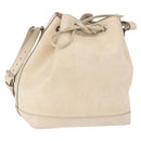 LOUIS VUITTON Epi Petit Noe Shoulder Bag White Yvoire M4084J LV Auth 191694-1