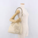 LOUIS VUITTON Epi Petit Noe Shoulder Bag White Yvoire M4084J LV Auth 191694-21