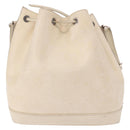 LOUIS VUITTON Epi Petit Noe Shoulder Bag White Yvoire M4084J LV Auth 191694-2