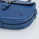 LOUIS VUITTON Epi Jeune Fille MM Shoulder Bag Blue M52155 LV Auth 191695-8