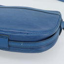 LOUIS VUITTON Epi Jeune Fille MM Shoulder Bag Blue M52155 LV Auth 191695-16