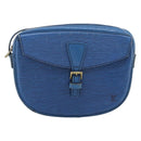 LOUIS VUITTON Epi Jeune Fille MM Shoulder Bag Blue M52155 LV Auth 191695-13