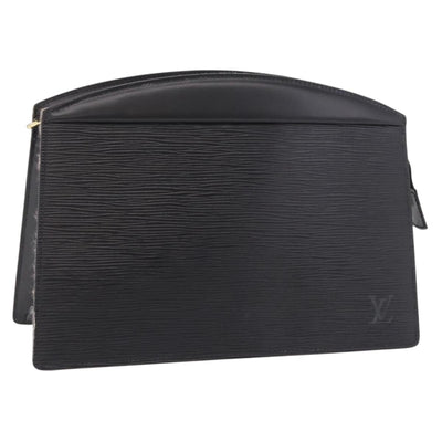 LOUIS VUITTON Epi Trousse Crete Pouch Black M48402 LV Auth 191699