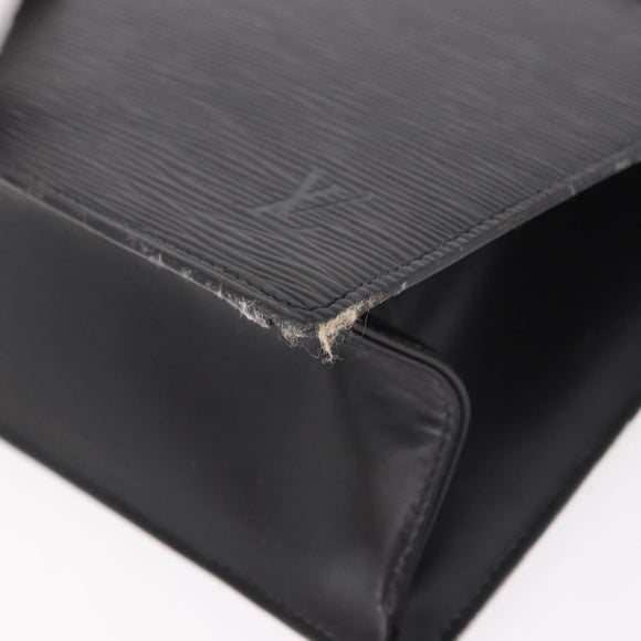 LOUIS VUITTON Epi Trousse Crete Pouch Black M48402 LV Auth 191699