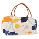 Miu Miu Hand Bag Canvas Multicolor Auth 191702A-1